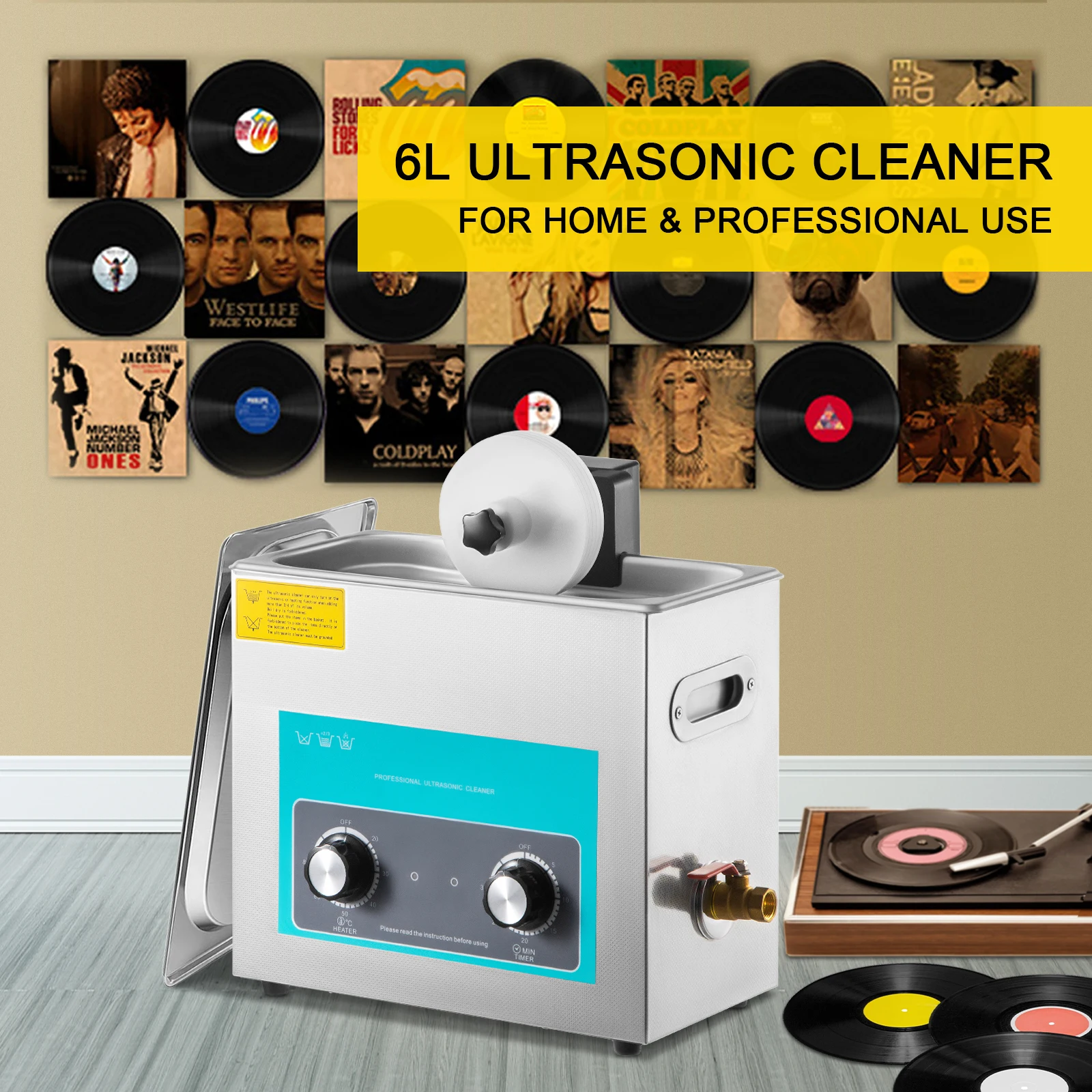 SIHAO 6L Vinyl Record Cleaner  - Vinyl Record Cleaner ulasan dan harga