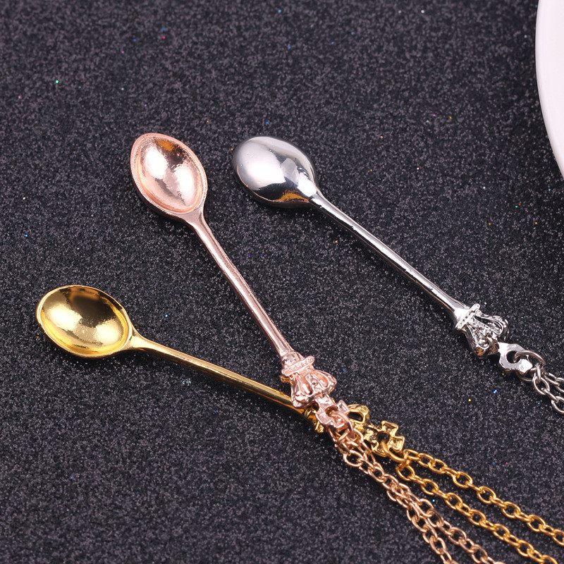 Alice Vintage Gold Crown Spoon - Vintage Collectible Spoons ulasan dan harga