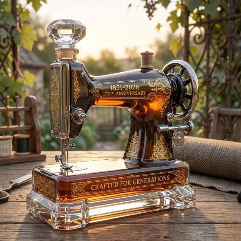 Vintage Sewing Machine Glass D - Vintage Collectible Bottles ulasan dan harga