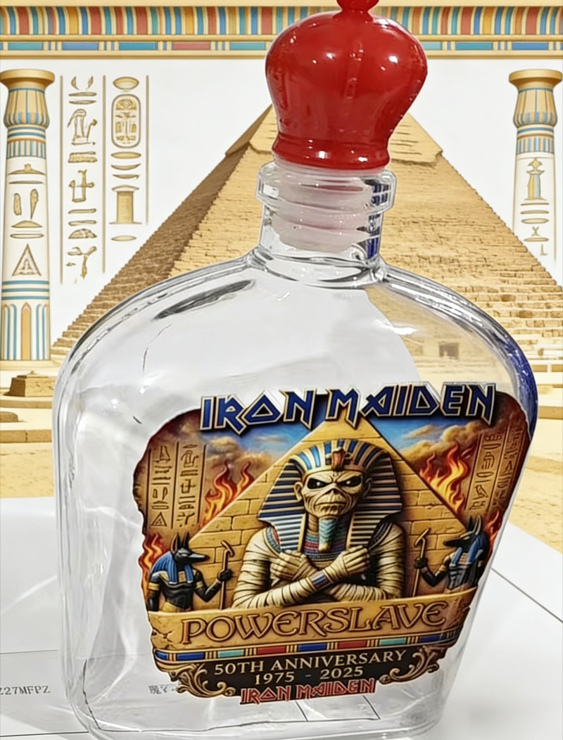 Vintage Rock Themed Mummy Scul - Vintage Collectible Liquor Bottles ulasan dan harga